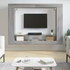 vidaXL TV Cabinet Grey Sonoma 152x22x113 cm Engineered Wood