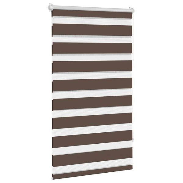 vidaXL Zebra Blind 90 x 150 cm Coffee