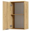Germania Bathroom Wall Cabinet GW-Avino 27x39x68 cm Navarra-oak and White