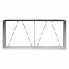 vidaXL Garden Log Storage Shed Galvanised Steel 330x84x152 cm Anthracite