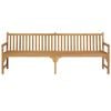 vidaXL Garden Bench 240 cm Solid Teak