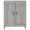 vidaXL Highboard Grey Sonoma 69.5x34x180 cm Engineered Wood