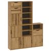 vidaXL Side Cabinets 5 pcs ODDA 40x24x79 cm Solid Wood Pine
