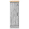vidaXL Garage Storage Cabinet Grey Sonoma 30x51x85 cm Solid Wood Pine
