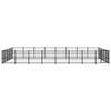 vidaXL Outdoor Dog Kennel Steel 37.64 m&sup2;