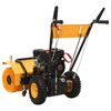 vidaXL Petrol-powered 4-in-1 Snow Thrower and Sweeper Set 6.5HP