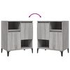 vidaXL Sideboards 3 pcs Grey Sonoma 60x35x70 cm Engineered Wood