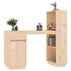 vidaXL Desk 110x53x117 cm Solid Wood Pine