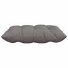 vidaXL Seat Cushions 2 pcs Taupe 40 x 40 x 6 cm Fabric