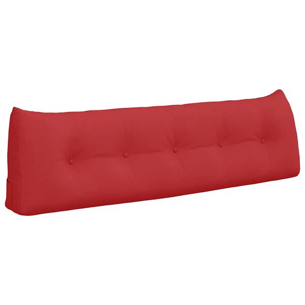 vidaXL Back Pillow Red 160 x 24 x 50 cm Fabric