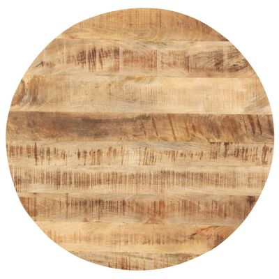 vidaXL Table Top Solid Mango Wood Round 25-27 mm 70 cm
