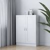 vidaXL Book Cabinet White 82,5x30,5x115 cm Engineered Wood