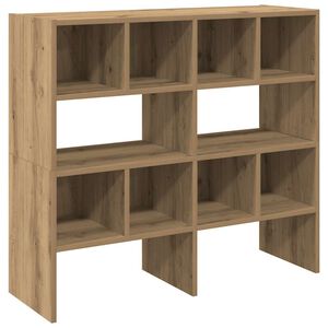 vidaXL Shoe Racks 2 pcs Stackable Artisan Oak 89.5x30x40 cm