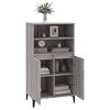 vidaXL Highboard Grey Sonoma 60x36x110 cm Engineered Wood
