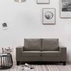 vidaXL Sofa Taupe 2-Seater Fabric