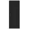 vidaXL Wall Mounted Cabinet Black 34.5x34x90 cm Engineered Wood