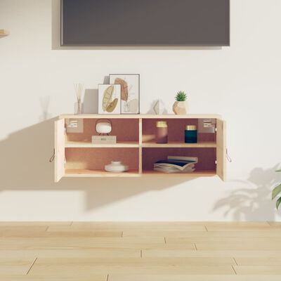 vidaXL Wall Cabinet 80x30x30 cm Solid Wood Pine
