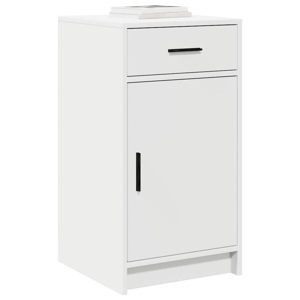 vidaXL Sideboard with Drawer White 40 x 40.5 x 75 cm Engineered wood