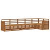 vidaXL Outdoor Sofa Set 6 pcs 6-Seaters Natural Solid Acacia Wood