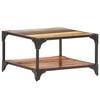 vidaXL Coffee Table | Mixed colour | Solid reclaimed wood and iron | Medium