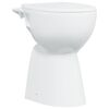 vidaXL Rimless Toilet 7 cm Extra Height Soft Close Ceramic White