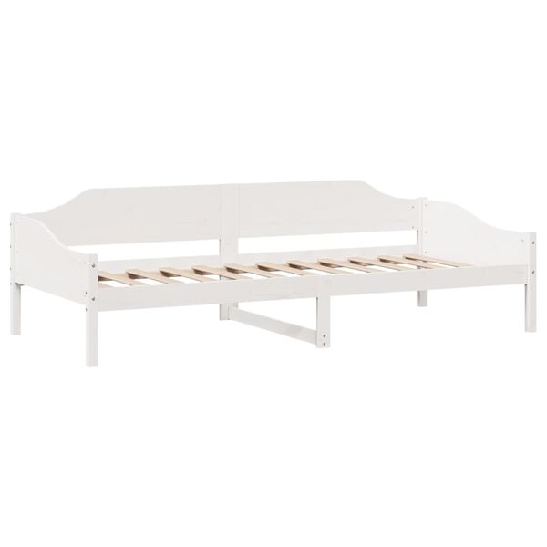 vidaXL Bed Frame without Mattress White 80x200 cm Solid Wood Pine