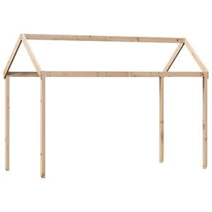 vidaXL Kids' Bed Roof 207x80.5x151.5 cm Solid Wood Pine