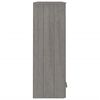 vidaXL Top for Highboard HAMAR Light Grey 85x35x100cm Solid Wood Pine