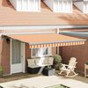 vidaXL Awning Yellow and Orange 400 x 300 x 165 cm