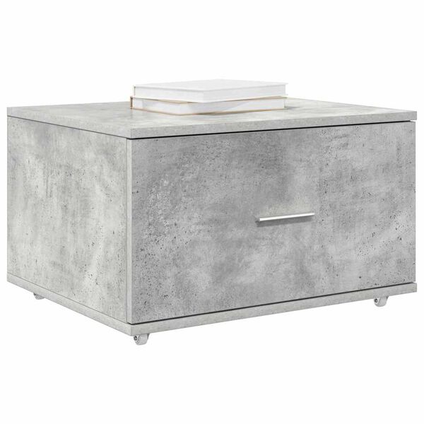 vidaXL Drawer Cabinet Grey 55 x 45 x 33.5 cm Engineered wood