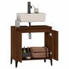 vidaXL Sink Cabinet Brown Oak 58x33x60 cm Engineered Wood