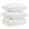 vidaXL 90% Goose Down Duvet Set FULDA 3 pcs 155 x 220 cm All Seasons