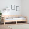 vidaXL Day Bed without Mattress Solid Wood Pine 80x200 cm