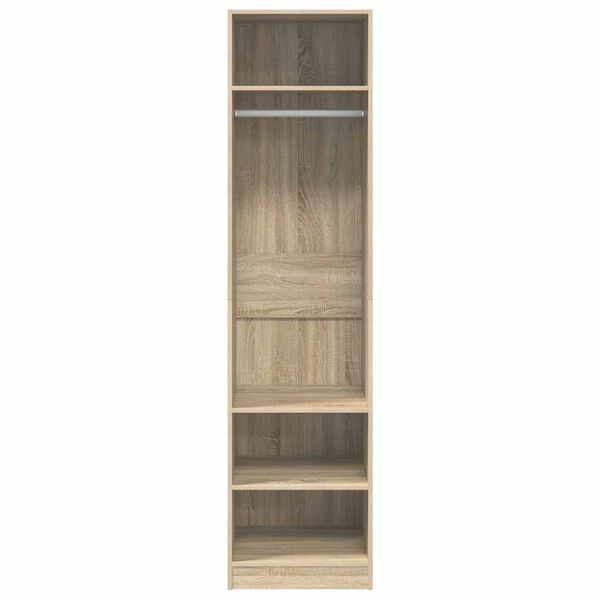 vidaXL Wardrobe Sonoma Oak 50x50x200 cm Engineered Wood