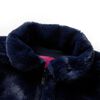 Kids' Coat Faux Fur Navy 104