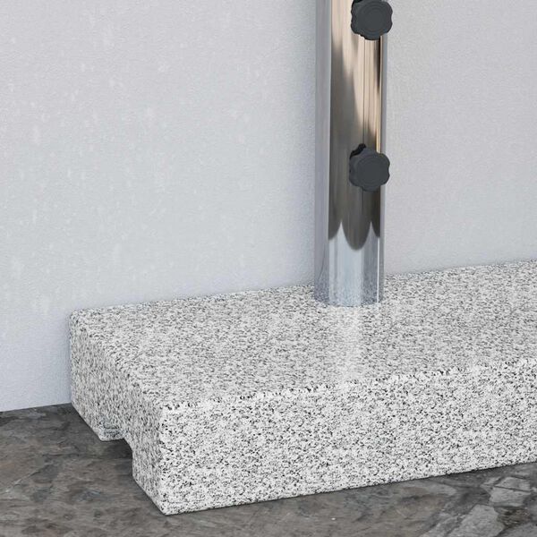vidaXL Parasol Base Granite Rectangular 25 kg
