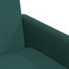 vidaXL Dining Chairs 2 pcs Dark green 57 x 67 x 95 cm Fabric