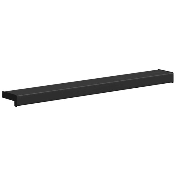 vidaXL Window Sill Black with Wood Grain 60 x 10 x 4.5 cm PVC