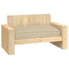 vidaXL Pallet Cushion for suitable for Seat Beige 120 x 80 x 12 cm