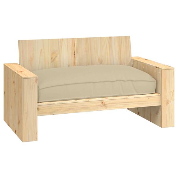 vidaXL Pallet Cushion for suitable for Seat Beige 120 x 80 x 12 cm