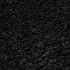 vidaXL High Pile Shaggy Rug Black 140x200 cm 50 mm