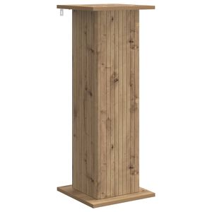 vidaXL Plant Stand Artisan Oak 30.5 x 30 x 80.5 cm Engineered Wood