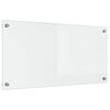 vidaXL Kitchen Backsplash Transparent 80 x 40 cm Tempered Glass