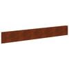 vidaXL Lawn Edging 20 pcs 100 x 15 cm Steel Rusty