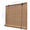 vidaXL Brown Bamboo Roller Blinds 120 x 160 cm
