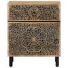 vidaXL Bedside Cabinet 50x33x60 cm Solid Wood Mango
