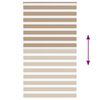 vidaXL Zebra Blind Sand Brown 120x200 cm Fabric Width 115.9 cm Polyester