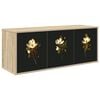 vidaXL Wall-mounted TV Cabinet BREMEN 102 x 33 x 40 cm Sonoma Oak