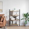 vidaXL Bookshelf Artisan Oak 75 x 30 x 123.5 cm Engineered Wood
