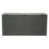 vidaXL Storage Box Black 118x53x57 cm Polypropylene